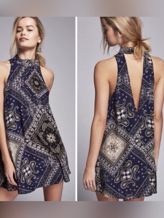 Intimately By Free People Dresses & Skirts - Intimately Free People Beaux Bandana Paisley Print Mini Dress
